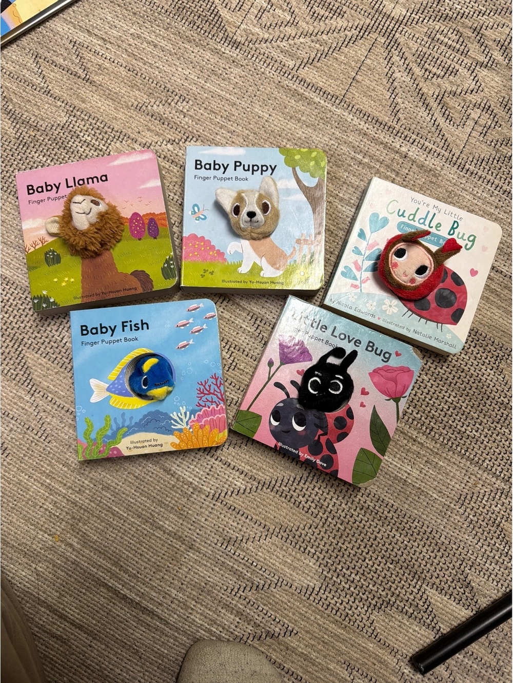 5 Finger Puppet Board Books